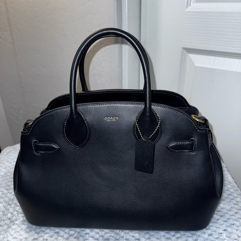Coach Black Soft Empire Carryall Bag 35